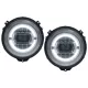 Full LED Headlights suitable for Mercedes G-Class W463 (2005-2017) Chrome Facelift 2018 Design