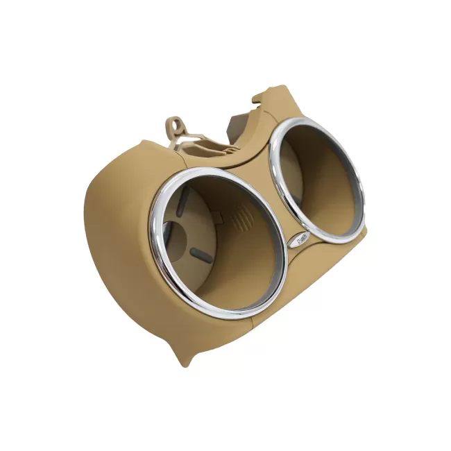 Front Dual Cup Holder suitable for Mercedes CLS C219 W219 (2003-2010) Beige