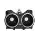 Front Dual Cup Holder suitable for Mercedes CLS C219 W219 (2003-2010) Black