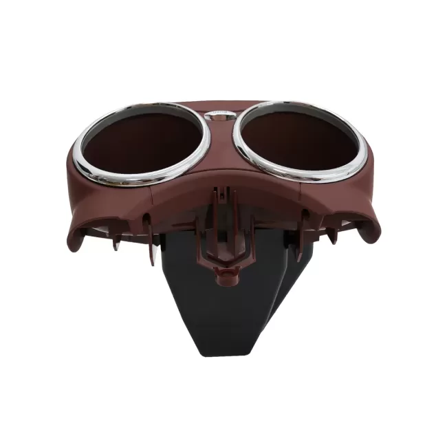 Front Dual Cup Holder suitable for Mercedes CLS C219 W219 (2003-2010) Red