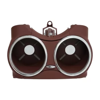 Front Dual Cup Holder suitable for Mercedes CLS C219 W219 (2003-2010) Red
