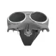 Front Dual Cup Holder suitable for Mercedes CLS C219 W219 (2003-2010) Gray