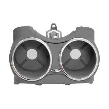 Front Dual Cup Holder suitable for Mercedes CLS C219 W219 (2003-2010) Gray
