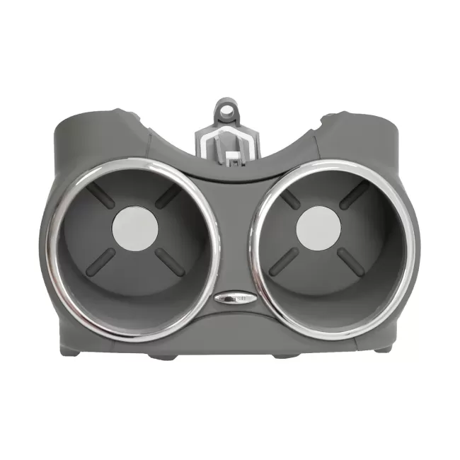Front Dual Cup Holder suitable for Mercedes CLS C219 W219 (2003-2010) Gray