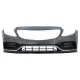 Complete Body Kit with Muffler Tips suitable for Mercedes C-Class W205 Sedan (2014-2020) C63s Edition 1 Design