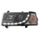 LED DRL Headlights suitable for VW Transporter T4 (1990-2003) Black