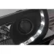 LED DRL Headlights suitable for VW Transporter T4 (1990-2003) Black