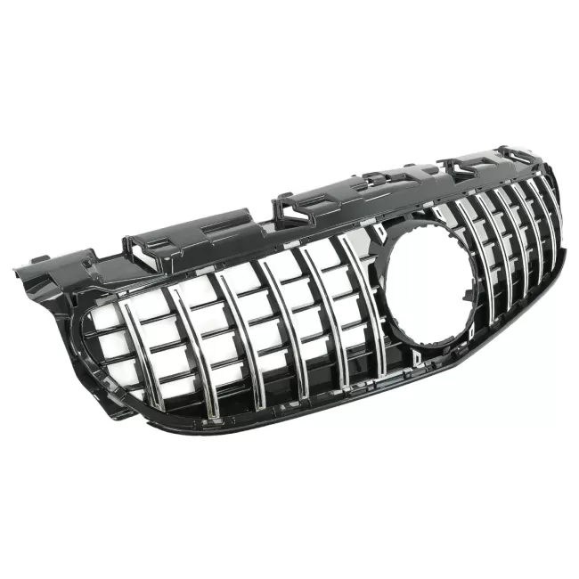Front Grille suitable for Mercedes SLC-Class R172 Facelift (2016-2019) GT-R Panamericana Design Black/Chrome