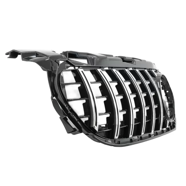 Front Grille suitable for Mercedes SLC-Class R172 Facelift (2016-2019) GT-R Panamericana Design Black/Chrome