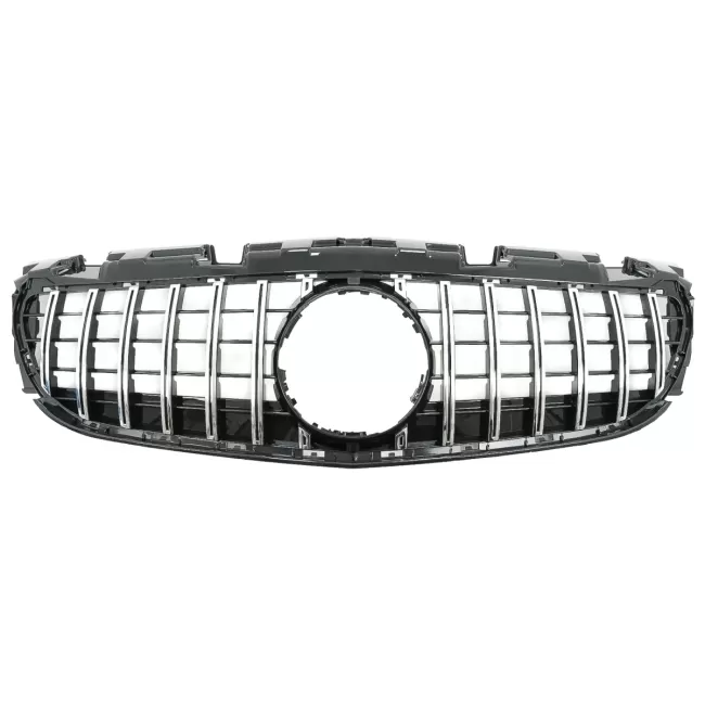 Front Grille suitable for Mercedes SLC-Class R172 Facelift (2016-2019) GT-R Panamericana Design Black/Chrome