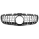 Front Grille suitable for Mercedes SLC-Class R172 Facelift (2016-2019) GT-R Panamericana Design Black/Chrome