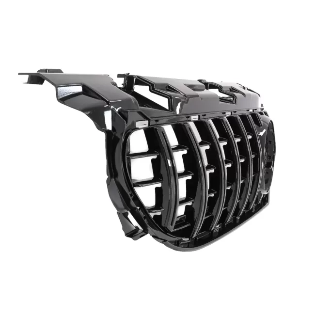 Front Grille suitable for Mercedes SLC-Class R172 Facelift (2016-2019) GT-R Panamericana Design Piano Black