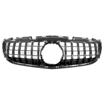 Front Grille suitable for Mercedes SLC-Class R172 Facelift (2016-2019) GT-R Panamericana Design Piano Black