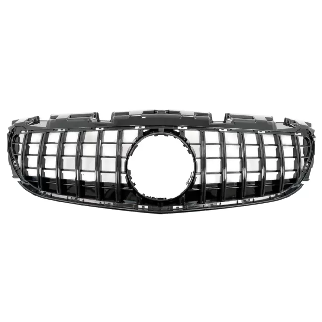 Front Grille suitable for Mercedes SLC-Class R172 Facelift (2016-2019) GT-R Panamericana Design Piano Black