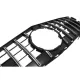 Front Grille suitable for Mercedes SL-Class R231 (2012-2016) GT-R Panamericana Design Black Chrome