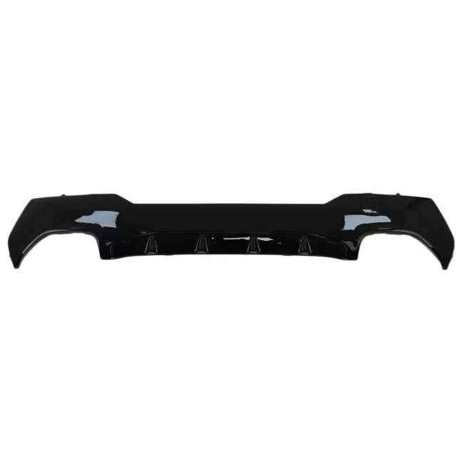 Rear Bumper Valance Diffuser With Exhaust Tips suitable for BMW 4 Series G22 G23 M Sport (2020-up) M440i Design Chrome