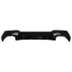 Rear Bumper Valance Diffuser With Exhaust Tips suitable for BMW 4 Series G22 G23 M Sport (2020-up) M440i Design Chrome