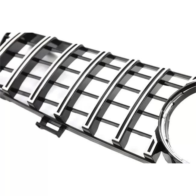 Front Grille suitable for Mercedes CLS W219 (2005-2008) GT-R Panamericana Design Chrome