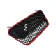 Front Grille suitable for Audi R8 42 1st Generation Facelift (2013-2015) RS Design Glossy Black Red