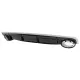 Rear Bumper Valance Diffuser Double Outlet suitable for Audi Q7 SUV 4M (2015-2019) S-Line Bumper