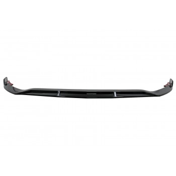 Front Bumper Spoiler Lip suitable for Mercedes A-Class W177 V177 (2018-Up) Piano Black
