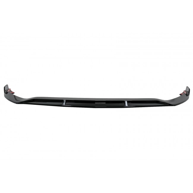 Front Bumper Spoiler Lip suitable for Mercedes A-Class W177 V177 (2018-Up) Piano Black