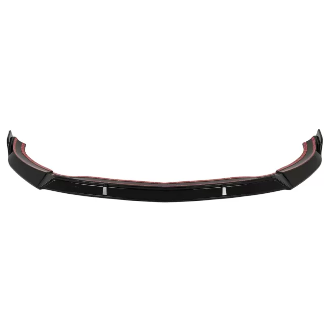 Front Bumper Spoiler Lip suitable for Mercedes CLA45 C117 X117 (2013-2016) Glossy Black