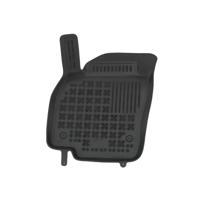 Floor mat Rubber Black suitable for VW Polo VI (2017+)