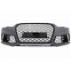Front Bumper suitable for Audi A6 C7 4G Facelift (2015-2018) RS6 Design With Grille