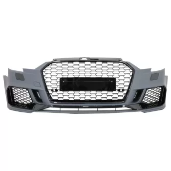 Front Bumper suitable for Audi A3 8V Facelift (2016-2019) Sedan Cabrio RS3 Design Brilliant Black