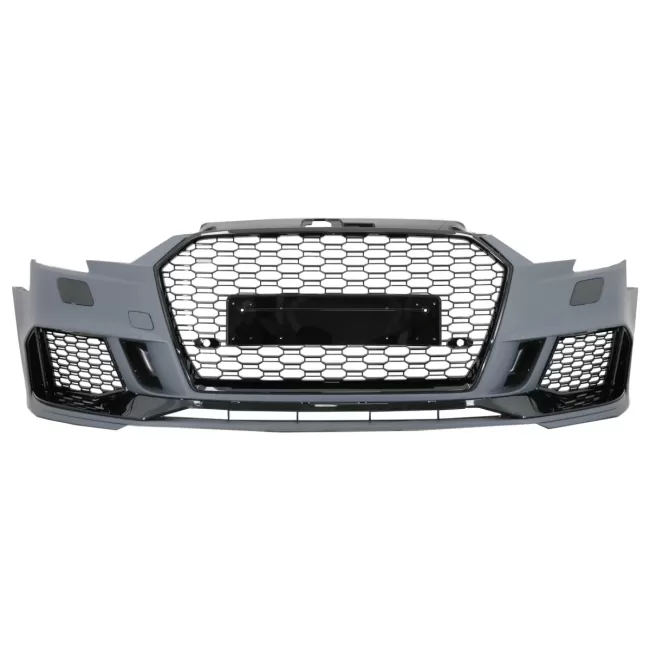 Front Bumper suitable for Audi A3 8V Facelift (2016-2019) Sedan Cabrio RS3 Design Brilliant Black