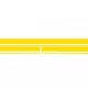 Set Sticker Side Decals & Upper Bonnet Roof Tailgate Matte Yellow suitable for Mercedes C205 Coupe A205 Cabriolet (2014-up)