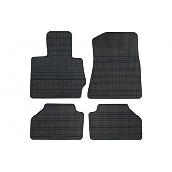 Grindų kilimėlio guma juoda, tinkama „BMW X3 F25“ (2011–2017), X4 F26 (2014–2018)