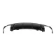 Rear Bumper Air Diffuser with Exhaust Muffler Tips suitable for Mercedes CLA W117 X117 Shooting Brake (2013-2018) Facelift CLA45 Look Black