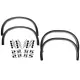 Wheel Arches Fender Flares with 32 pieces Plastic Auto Clips suitable for BMW X5 F15 (2014-2018) M Design