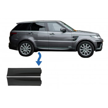Užpakalinių durų apatinių liejinių, tinkančių „Land Rover Range Rover Sport L494“ (2013-oji) juoda spalva