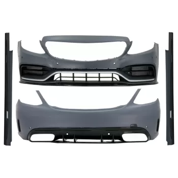Complete Body Kit suitable for Mercedes C-Class W205 Sedan (2014-2020) C63s Edition 1 Design