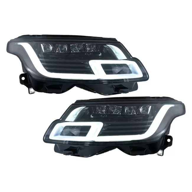 Full LED Headlights suitable for Land Range Rover IV Vogue SUV L405 (2013-2017) Conversion to 2018-up