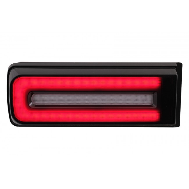 LED Taillights Light Bar suitable for Mercedes G-Class W463 (2008-2017) Facelift 2018 Design Dynamic Sequential Turning Lights Black