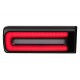 LED Taillights Light Bar suitable for Mercedes G-Class W463 (2008-2017) Facelift 2018 Design Dynamic Sequential Turning Lights Black