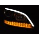 Headlights Tube Light suitable for Mercedes M-Class W164 (2005-2008) Chrome with Dynamic Turn Signals