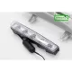 Headlights Covers with LED DRL Daytime Running Lights suitable for Mercedes G-Class W463 (2002-2018) G65 Design Chrome