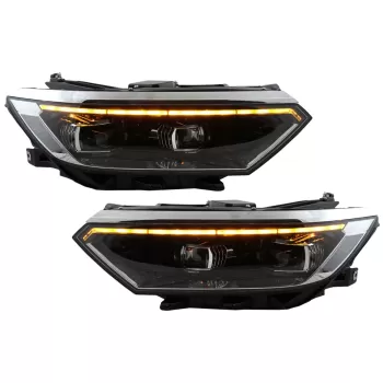 Headlights suitable for VW Passat B8 3G Facelift (2016-2019) LED 2020 Look with Sequential Dynamic Turning Lights