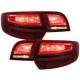 ** LED galiniai žibintai, tinkantys „Audi A3 Sportback“ 04-08_ raudoni/dūmai