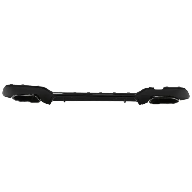 Rear Bumper Valance Diffuser With Chrome Exhaust Tips suitable for BMW 3 Series G20 G28 Sedan G21 Touring (2018-2022) M340i M Look