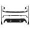 Aero Body Kit Front Bumper Lip and Air Diffuser suitable for BMW 1 Series F40 M Sport (2019-Up) Piano Black