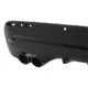 Rear Diffuser and Piano Black Exhaust Tips suitable for Mercedes GLA SUV H247 Sport Line (2020-) Aero 45S Design Night Package