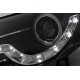 LED DRL Angel Eyes Headlights suitable for VW Passat B6 3C (03.2005-2010) Black