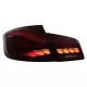 OLED Taillights suitable for BMW 5 Series F10 (2011-2017) Red Clear with Dynamic Sequential Turning Light
