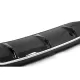 Rear Diffuser with Chrome Exhaust Tips suitable for Mercedes E-Class W213 Sport Line (2016-2019) E63 Design